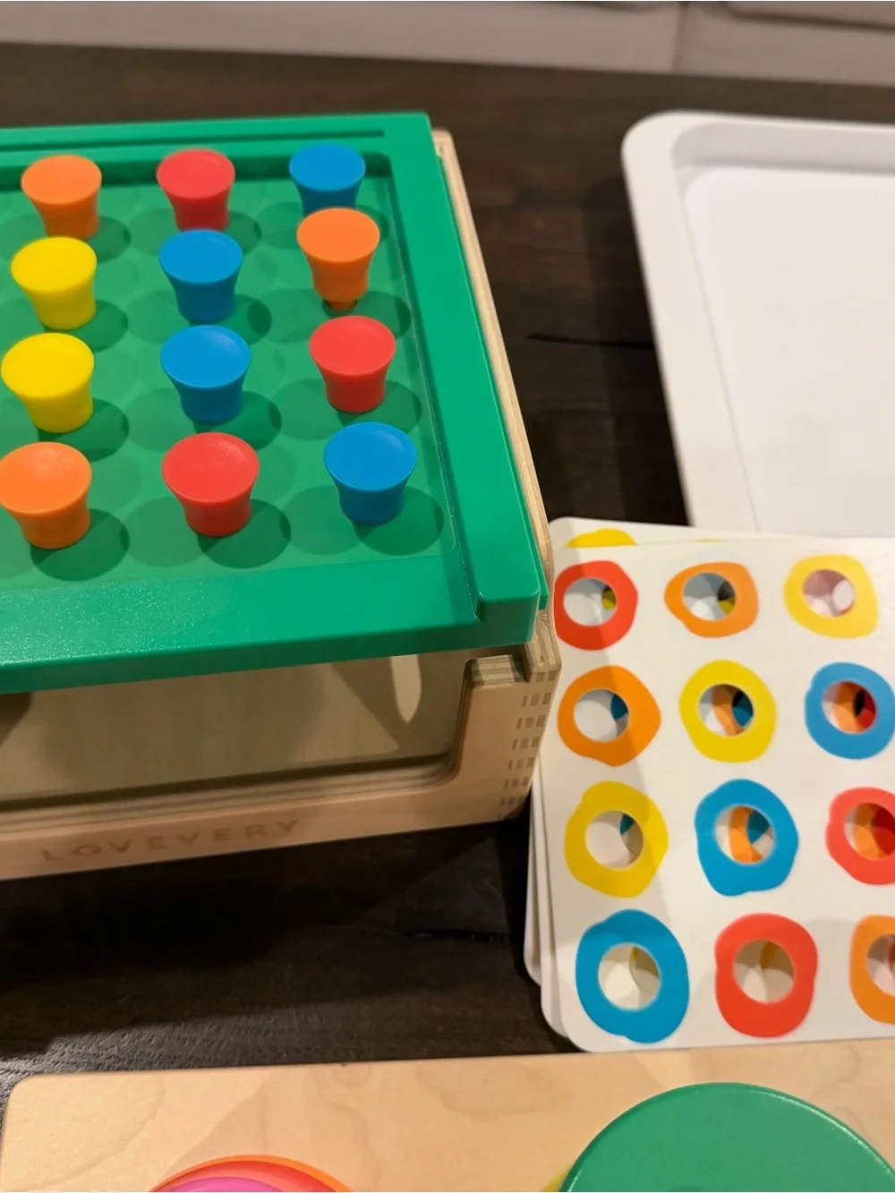 Montessori-Style Colorful Stacking & Sorting Toy Set - Lovevery investigator